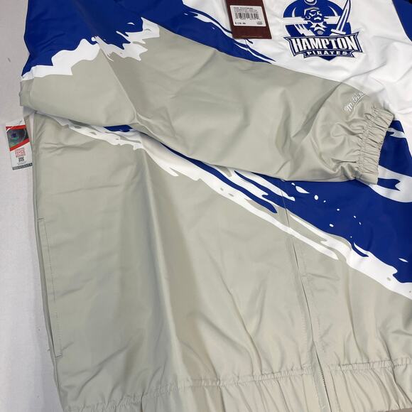Hampton University Pirates Mitchell & Ness Paintbrush Windbreaker - Picture 5 of 7